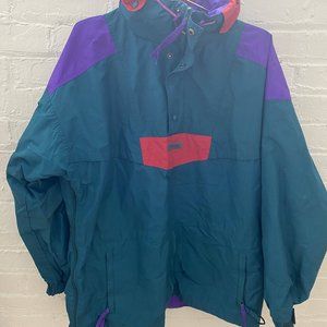 Retro Throwback Columbia Wind/Rain Jacket